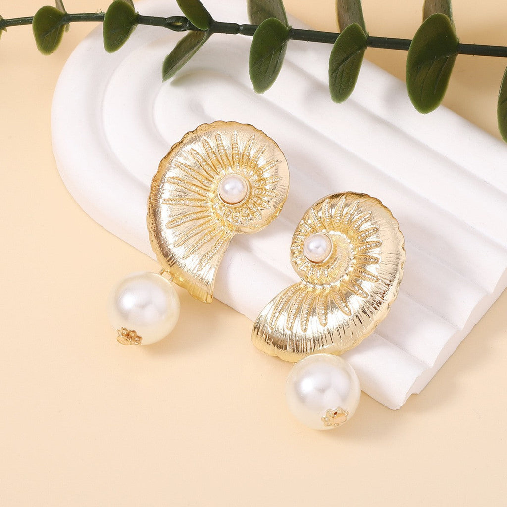 Delicate Artisan Pearl Earring