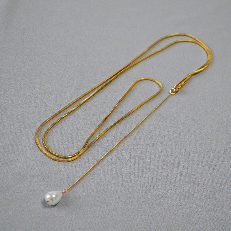 Vintage Handmade Gold Necklace