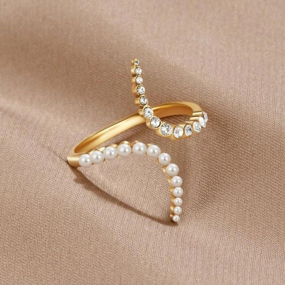 Delicate Artisan Gold Ring