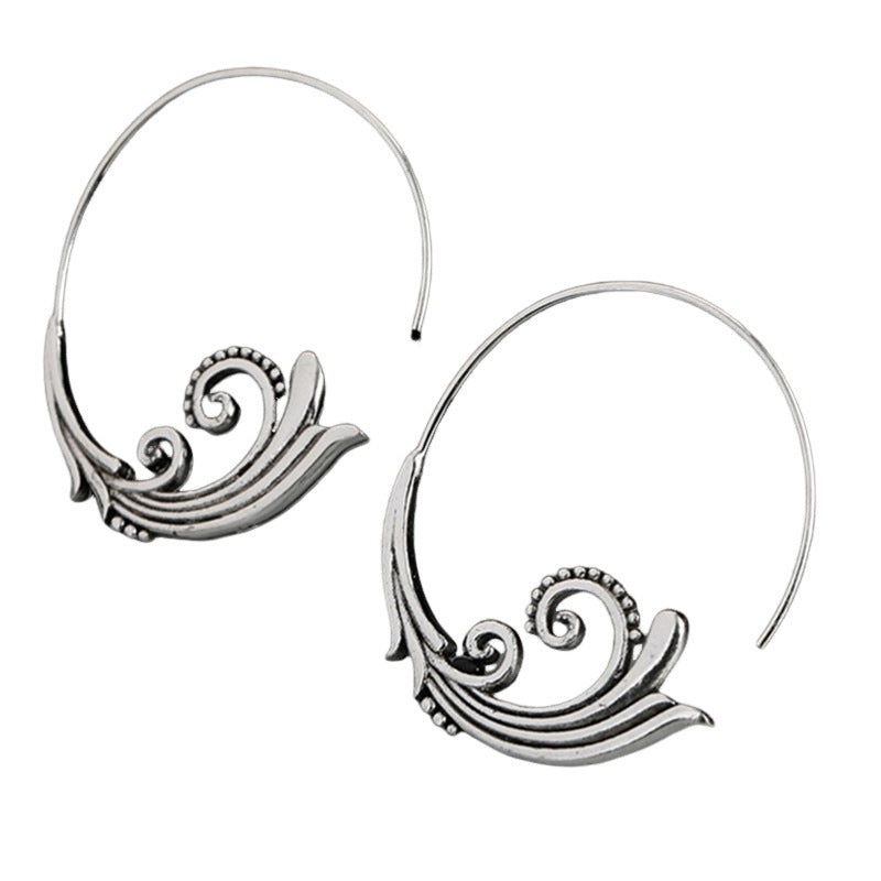 Beautiful Silver Earring with Unique Style