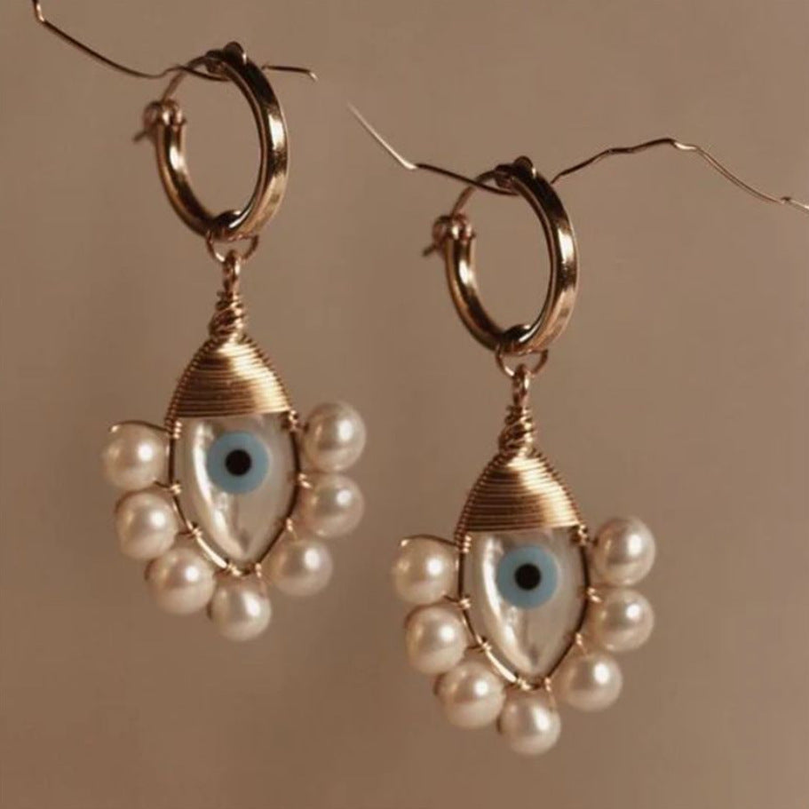 Delicate Artisan Pearl Earring