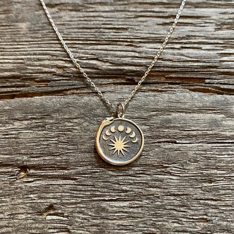 Delicate Artisan Gold Pendant