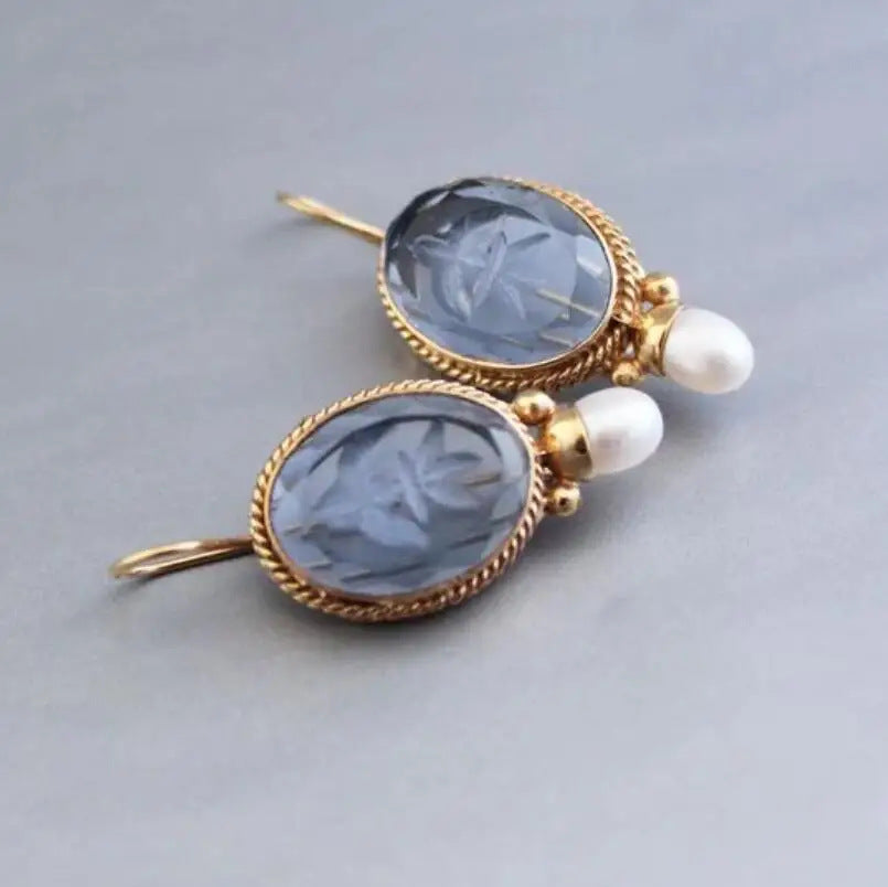 Delicate Artisan Pearl Earring