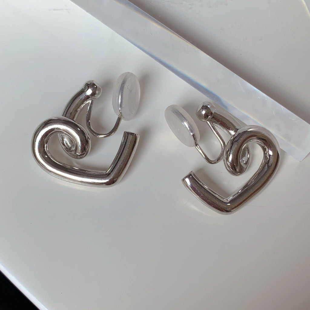 Vintage Handmade Silver Earring