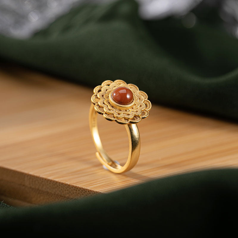 Delicate Artisan Silver Ring