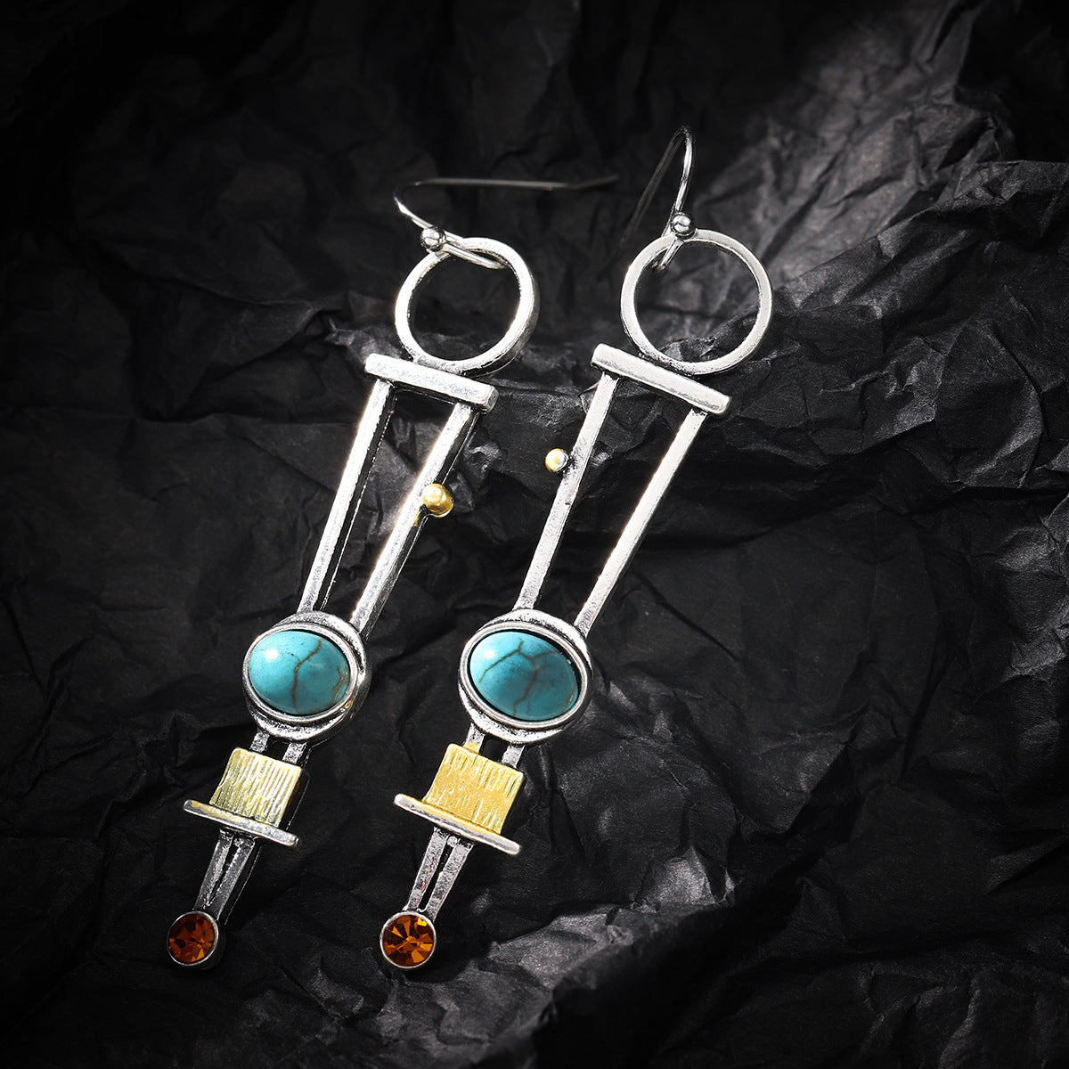 Delicate Artisan Silver Earring