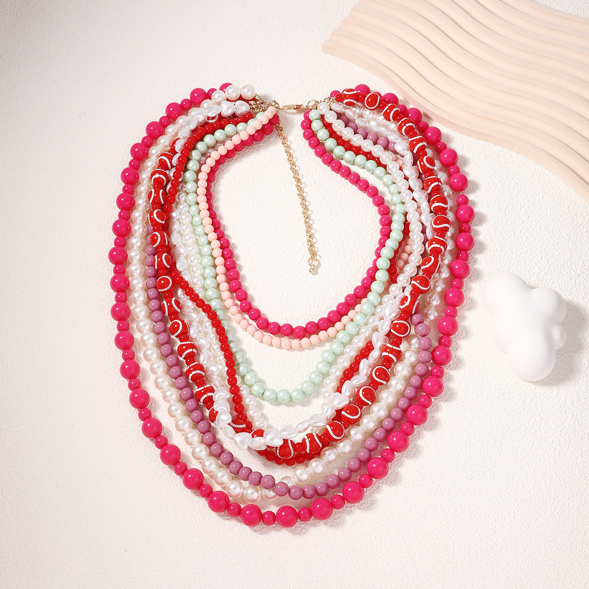 Vintage Handmade Pearl Necklace
