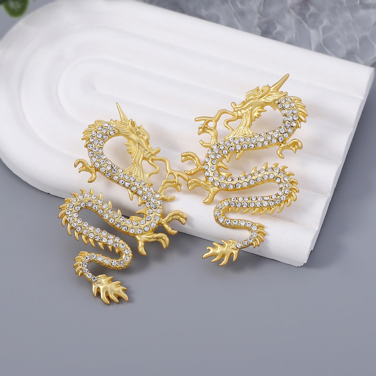 Delicate Artisan Gold Earring