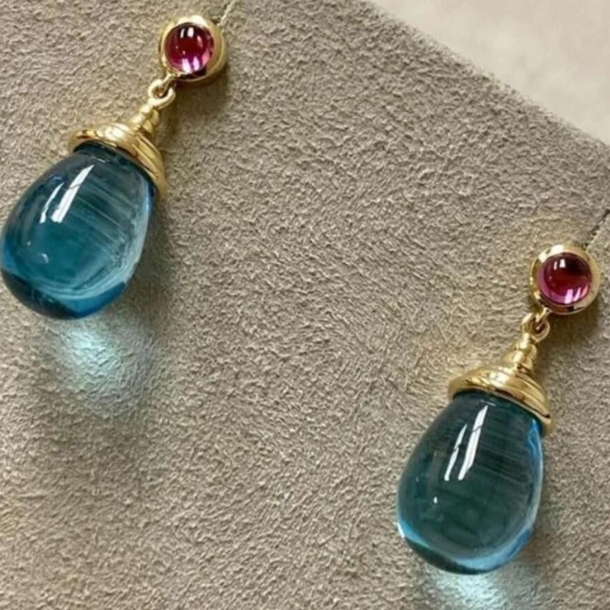 Vintage Handmade Gold Earring