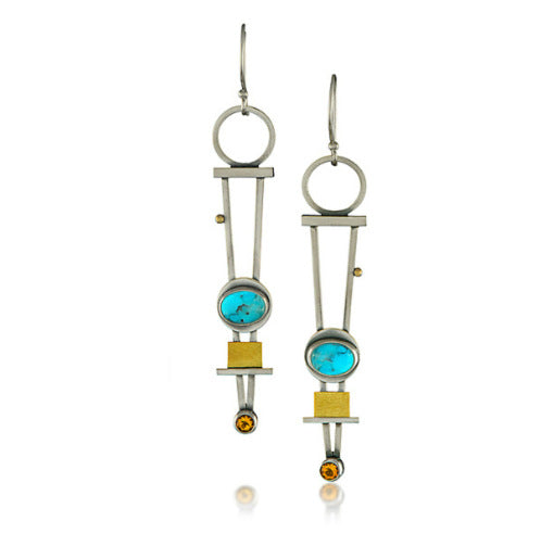 Delicate Artisan Silver Earring