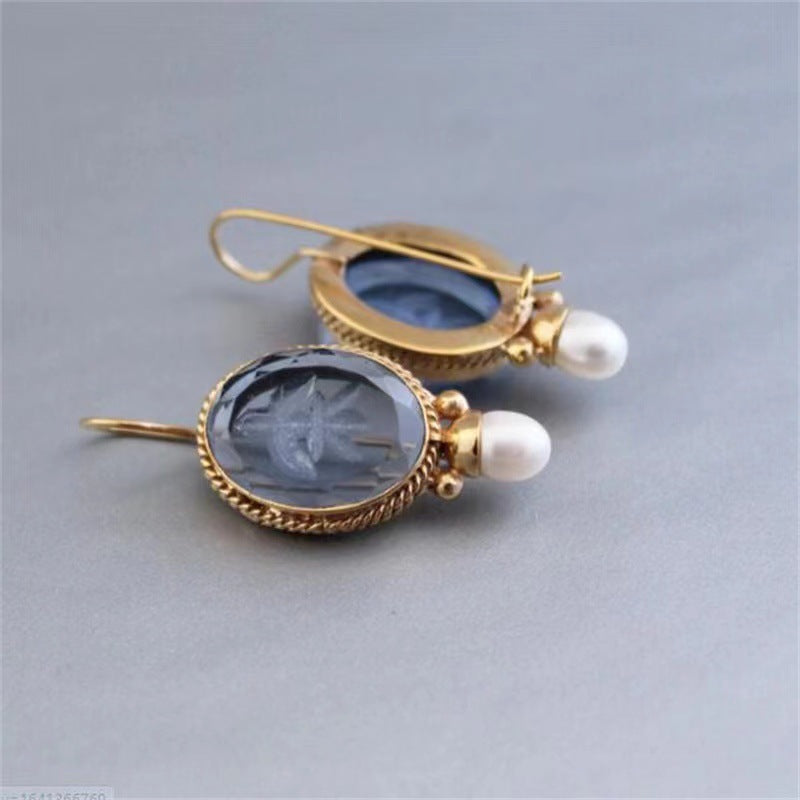 Delicate Artisan Pearl Earring
