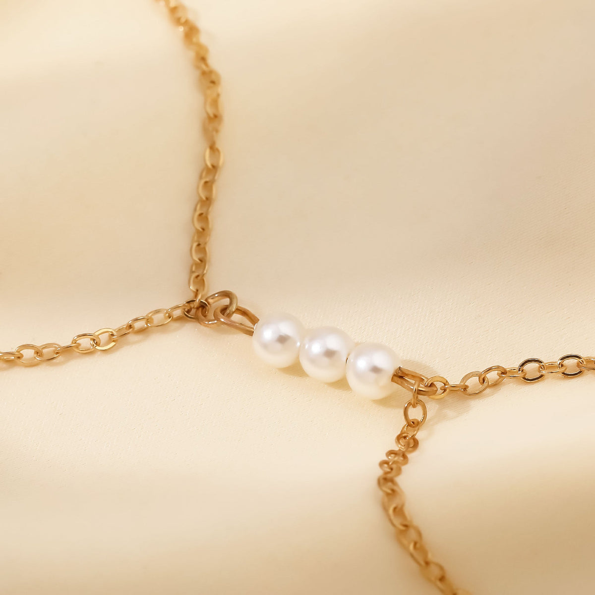 Delicate Artisan Pearl Bracelet