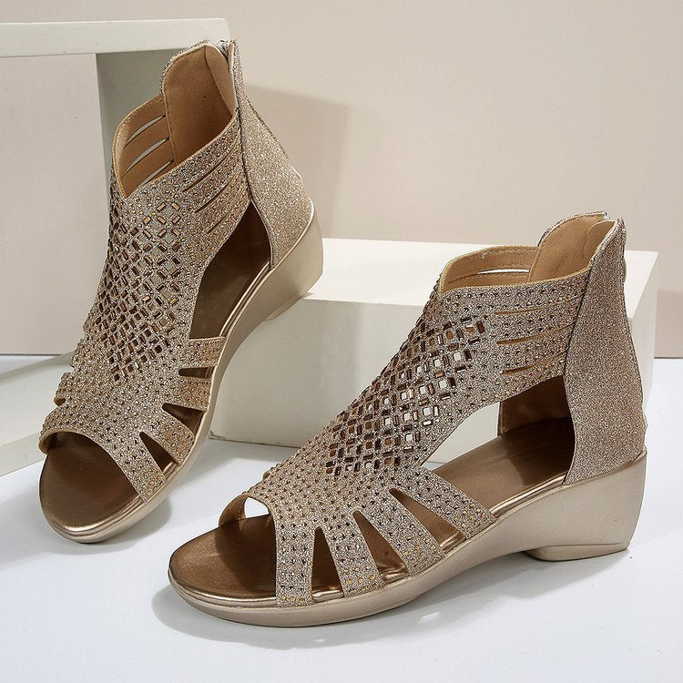 KS | Orthopaedic sandals with low heel