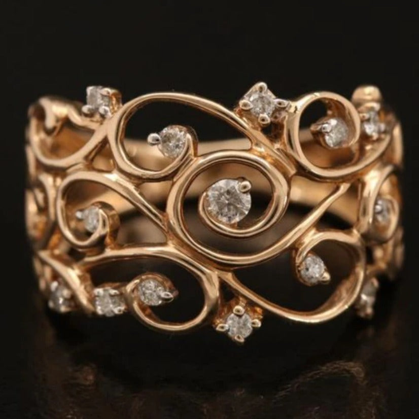 Vintage Handmade Gold Ring