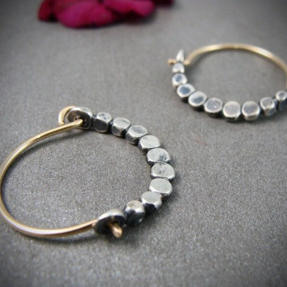 Delicate Artisan Silver Earring