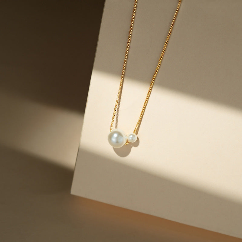 Delicate Artisan Pearl Necklace