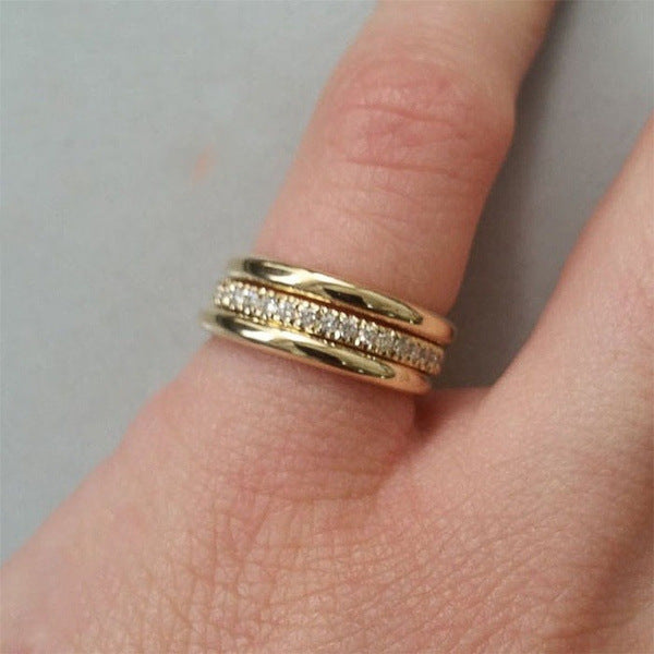 Delicate Artisan Gold Ring