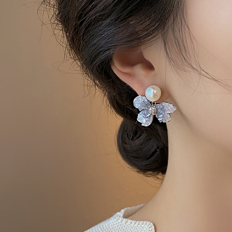 Delicate Artisan Pearl Earring