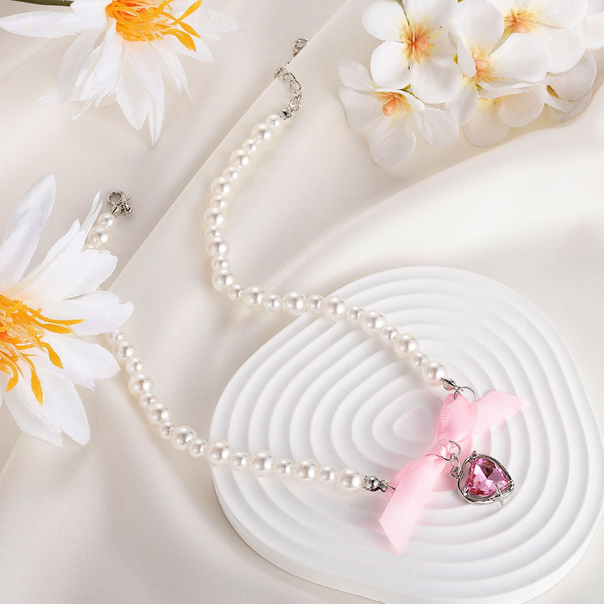 Delicate Artisan Pearl Necklace