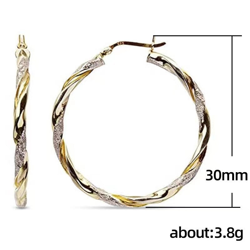 Beautiful Gold Earring with Unique Style
