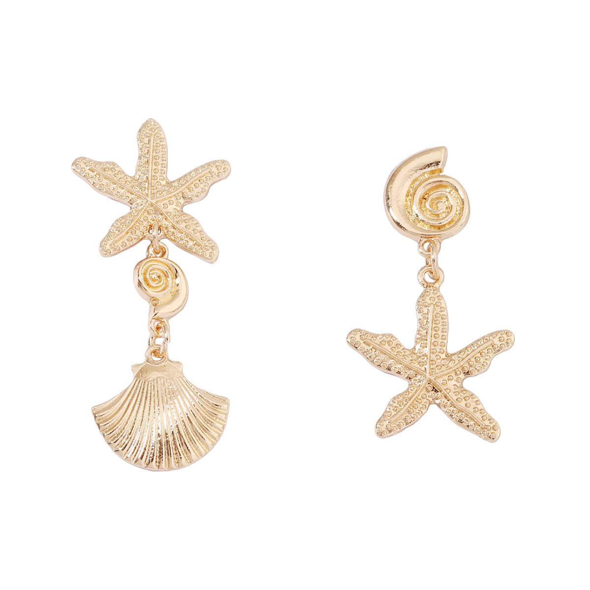 Beautiful Gold Earring with Unique Style