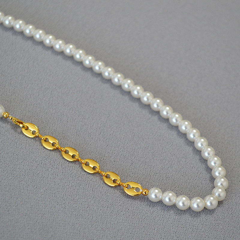 Vintage Handmade Gold Necklace