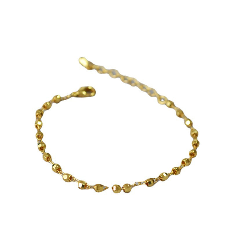 Delicate Artisan Gold Bracelet