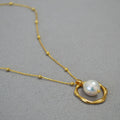Delicate Artisan Pearl Necklace