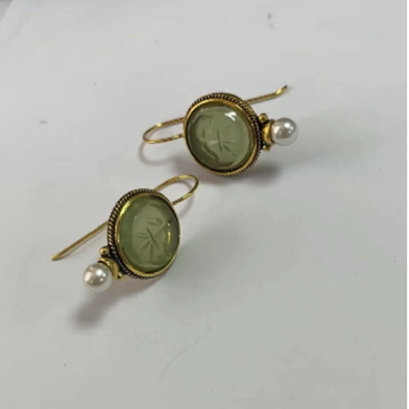 Delicate Artisan Pearl Earring