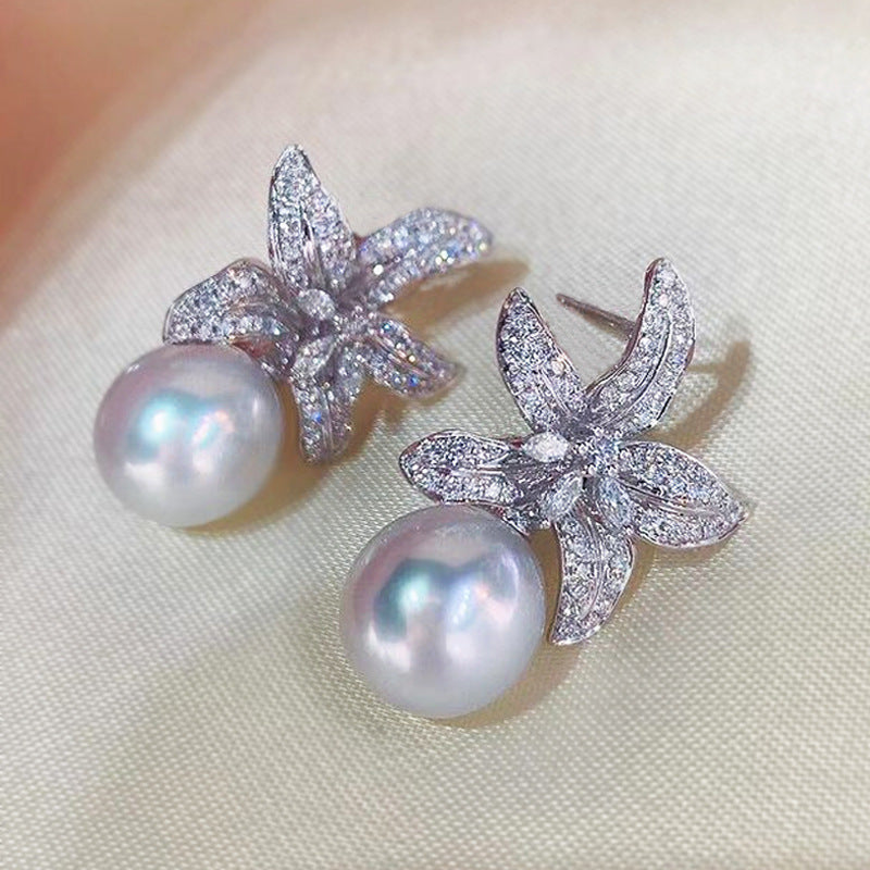 Delicate Artisan Pearl Earring