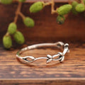 Silver Plated Knotted Ring
