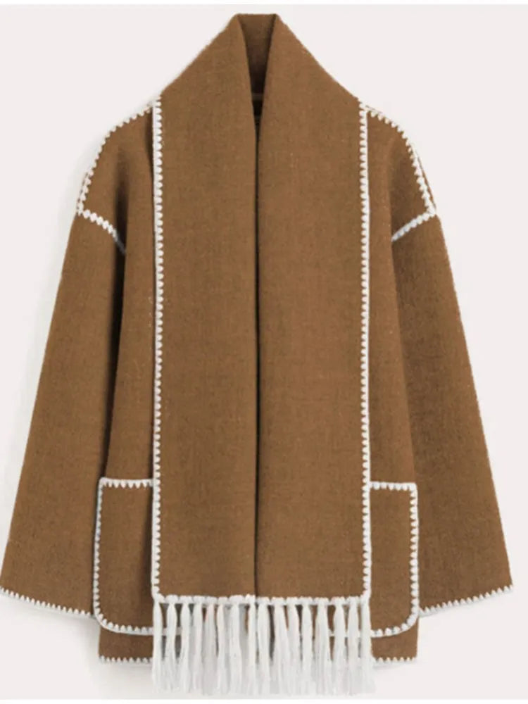 JO | Stylish warm scarf and jacket