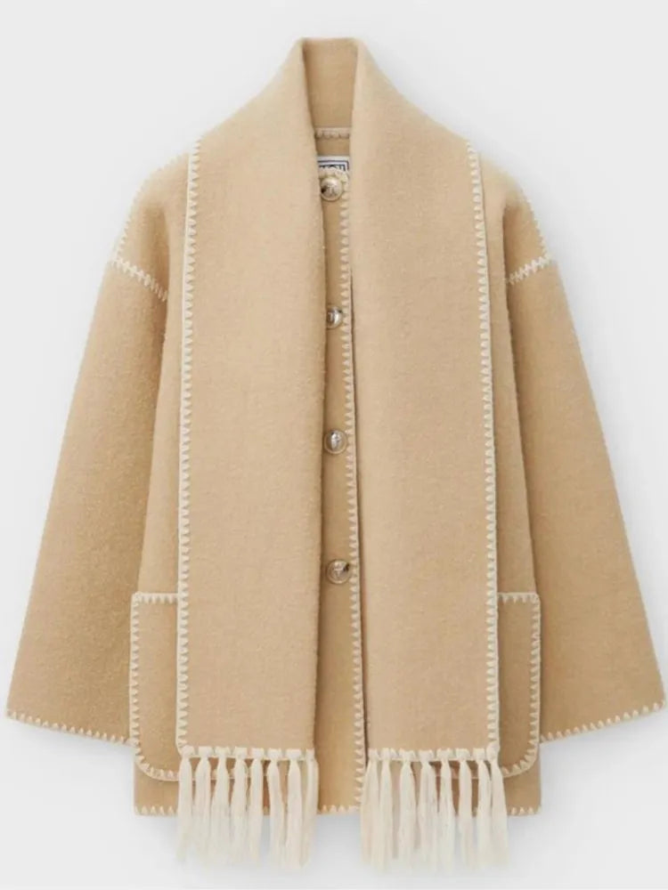 JO | Stylish warm scarf and jacket