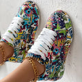 KS | Graffiti print high-top sneakers