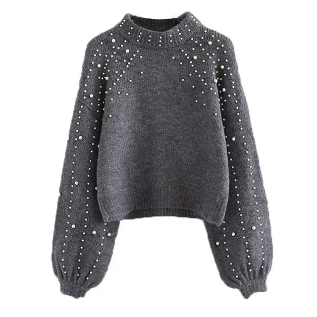 JO | Knitted sweater with O-neck