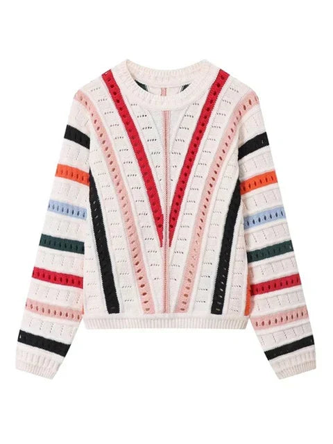 JO | Striped knitted sweater