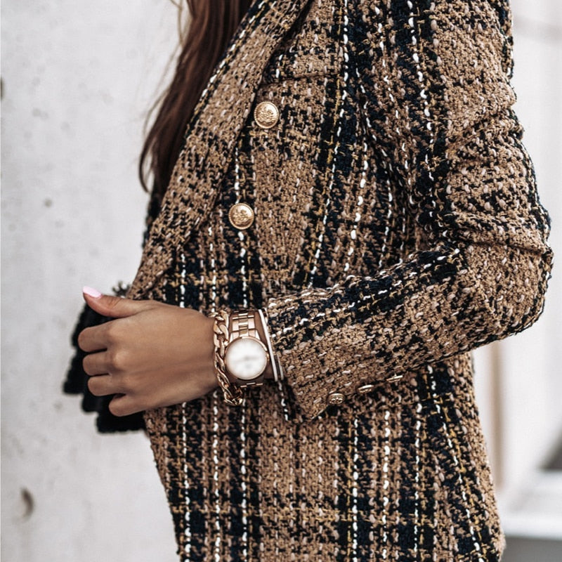 JO | Chic checked blazer for women