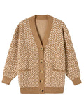 JO | Elegant knitted cardigan with button placket