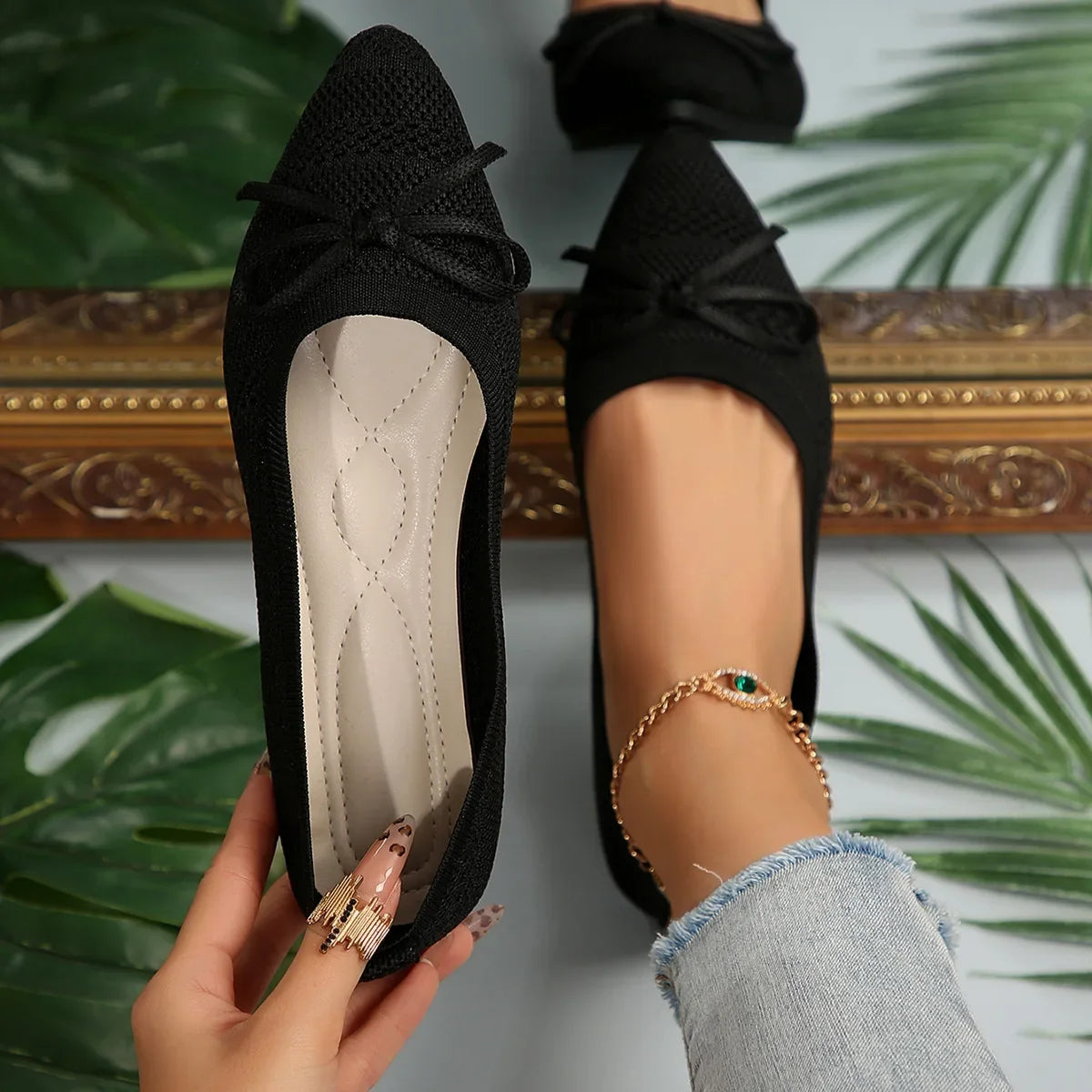 Sleek and Supportive Orthopedic Flats
