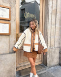 JO | elegant jacket in patchwork chic