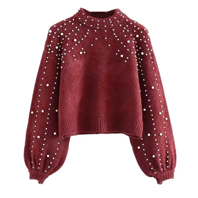JO | Knitted sweater with O-neck