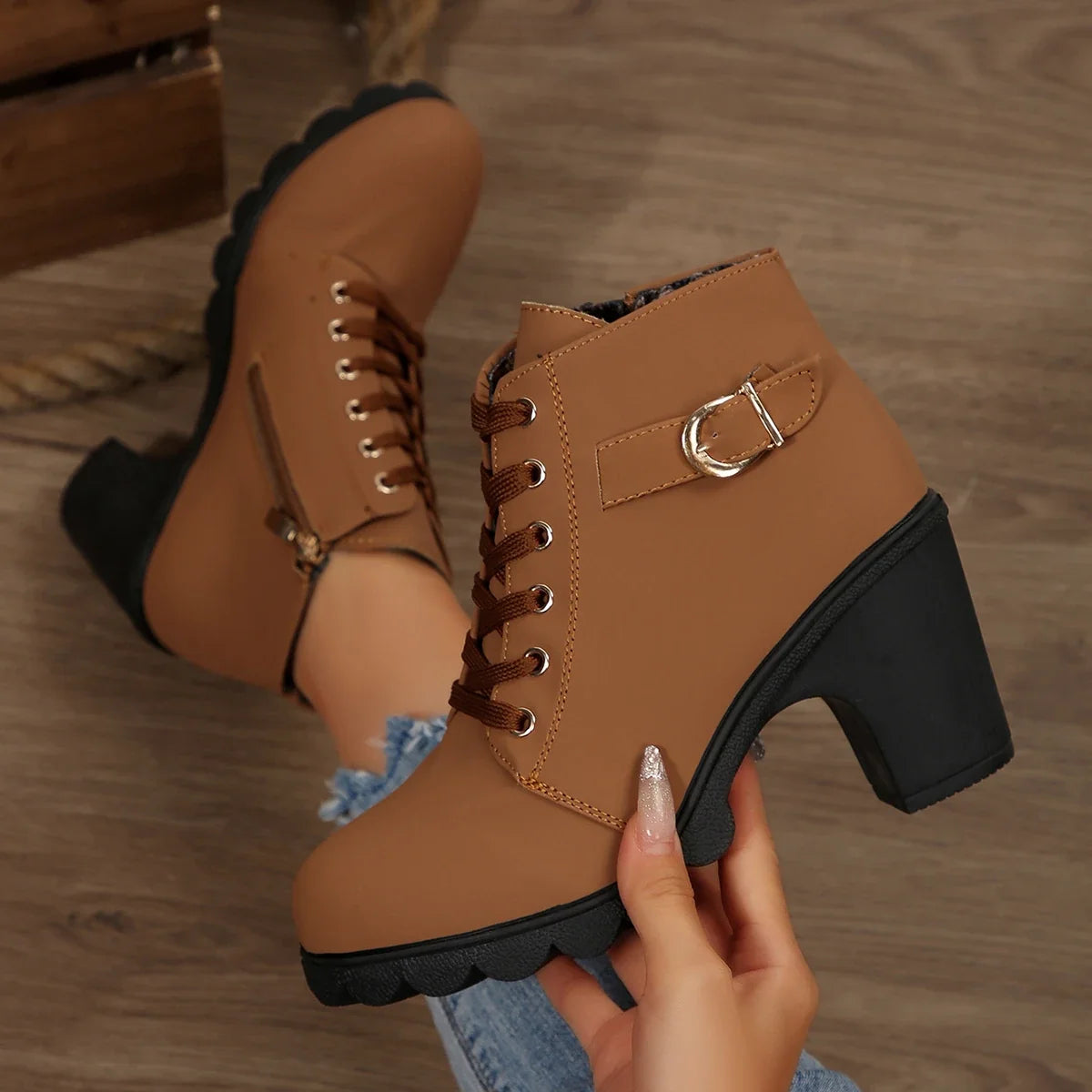 Sleek and Supportive Orthopedic Boots
