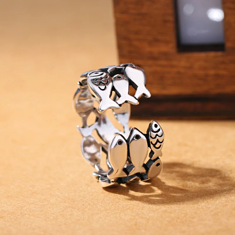 Delicate Artisan Silver Ring
