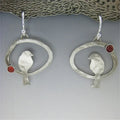 Delicate Artisan Silver Earring