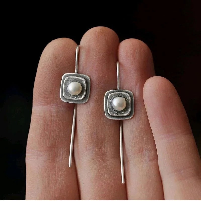 Classic Silver Earring with Timeless Appeal