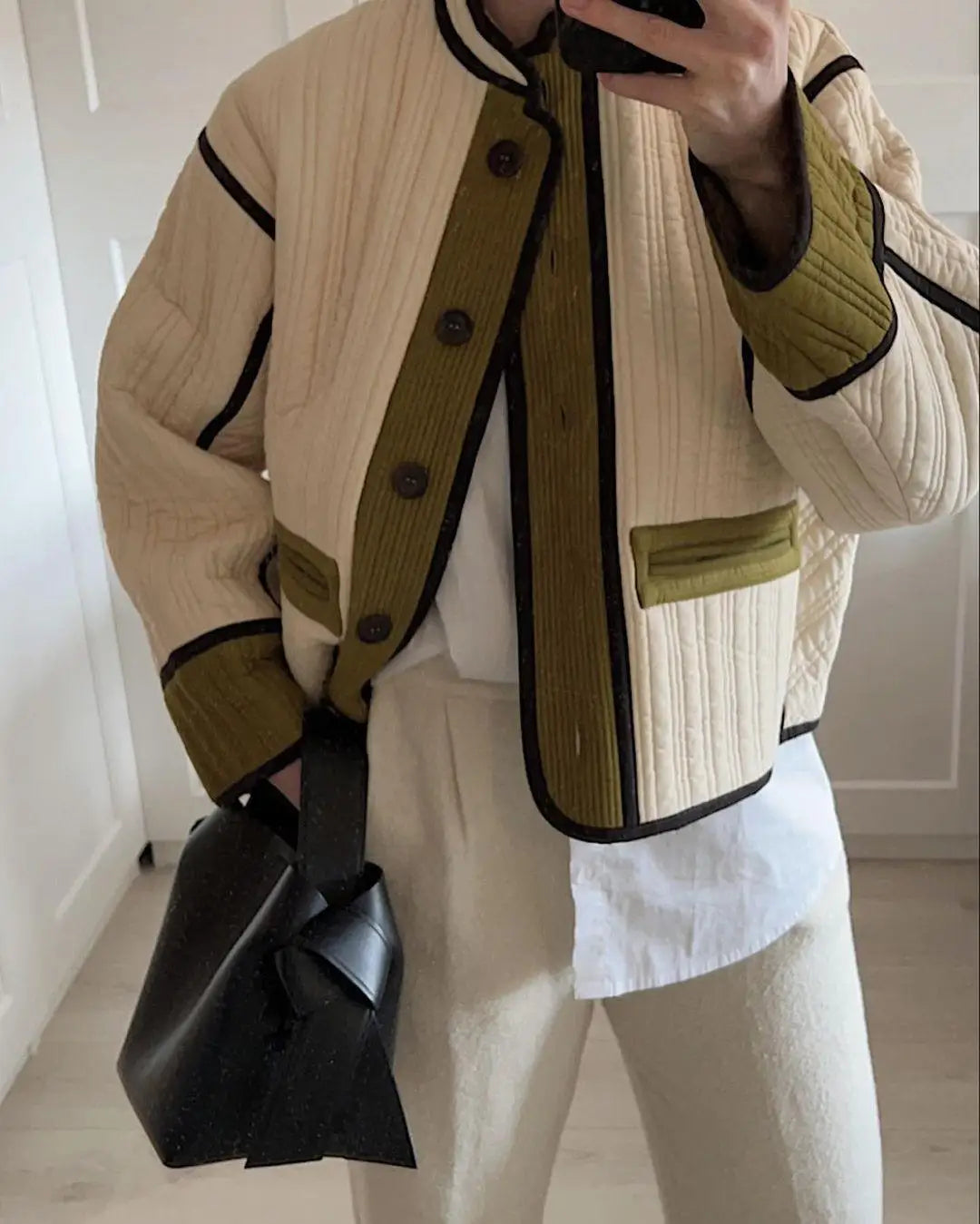 JO | elegant jacket in patchwork chic