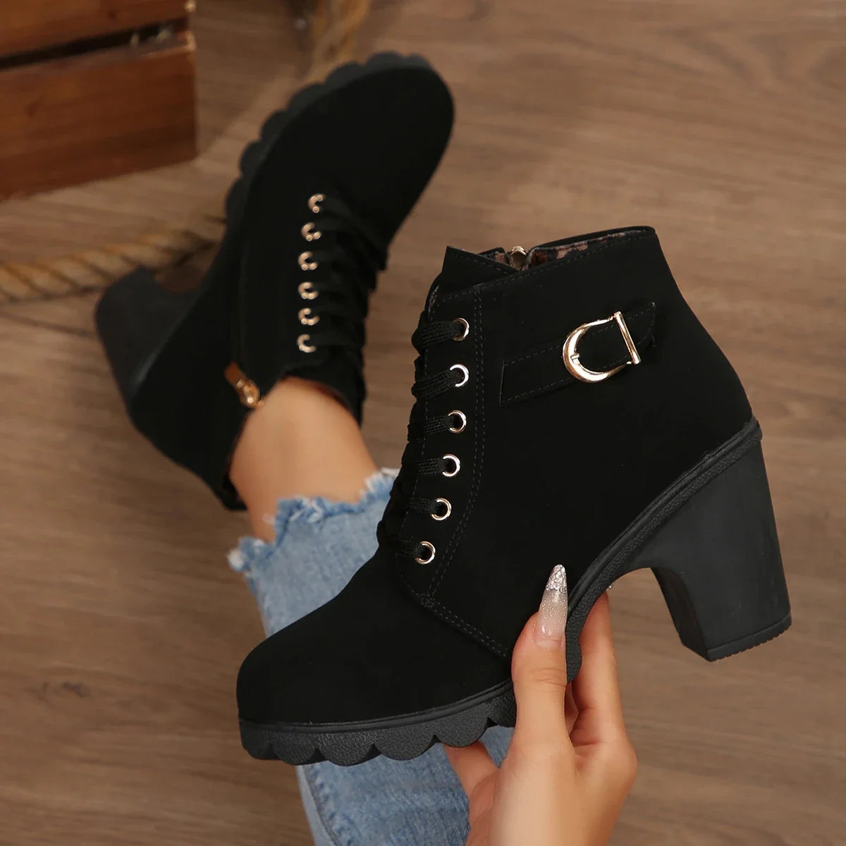 Sleek and Supportive Orthopedic Boots