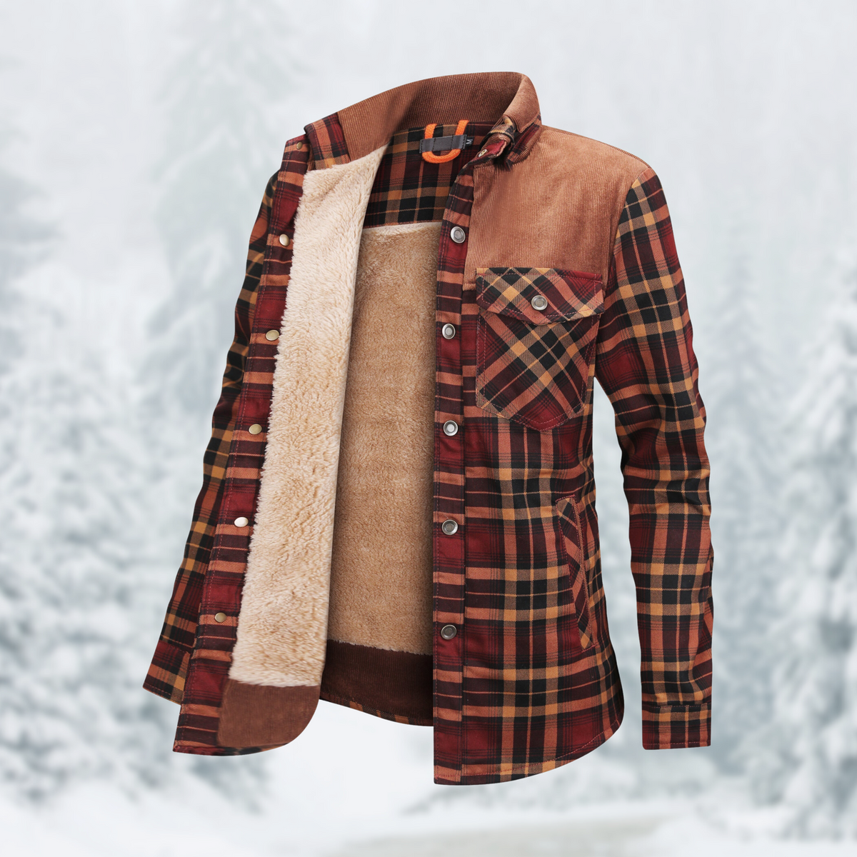 JO | Flannel hiking jacket for women