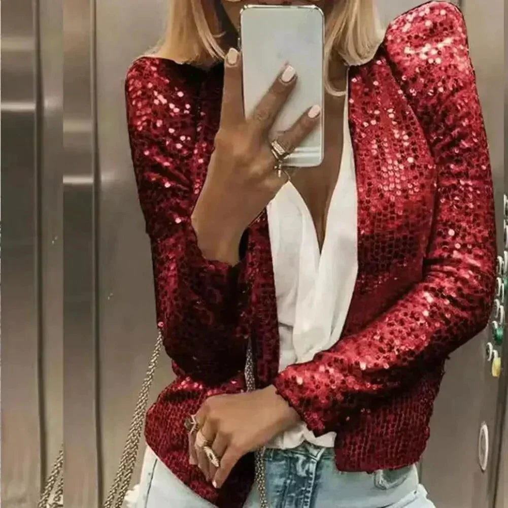 JO | elegant sequin blazer