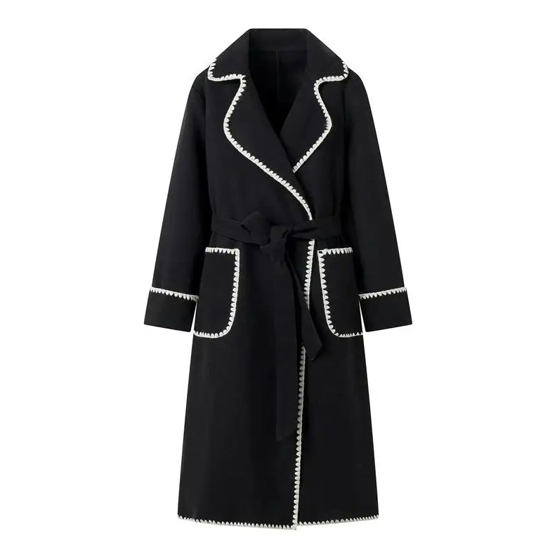 JO | light-colored, longer patchwork coat